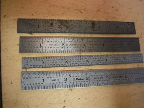 MITUTOYO AND STARRETT MACHINIST SCALES RULES