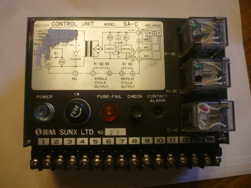 Sunx SA-C Control Unit Controller Laser Beam Area Sensor