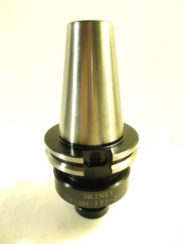 Briney CAT V45SM-125-212 Shell Mill Holder, 1-1/4” Pilot,  3/4 ”-10 thread, Used.