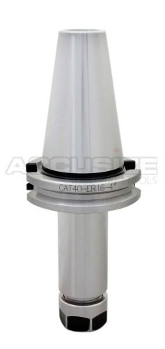 CAT40 ER16 V-Flange Collet Chuck Projection Length 4&#034;,Range1/8-7/16&#034;, #1601-0010