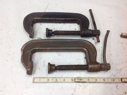 (2) williams agrippa &amp; vulcan 106 heavy c-clamp  2&#034; to  6&#034; opening. used tool for sale