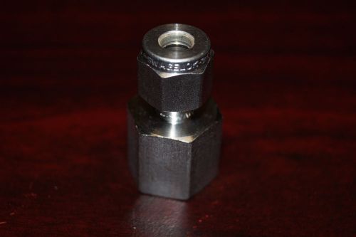 Swagelok 1/4 Tube x 1/4 Female Connector (SS-400-7-4)