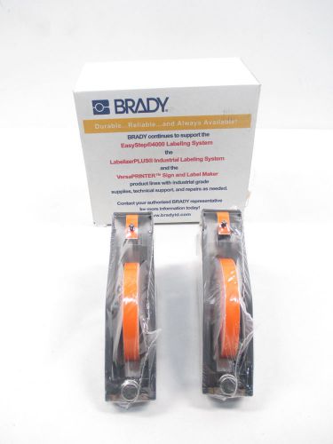 NEW BRADY 6R914 1/2IN WIDTH 90FT LENGTH BLACK ON ORANGE TAPE CARTRIDGE D446651