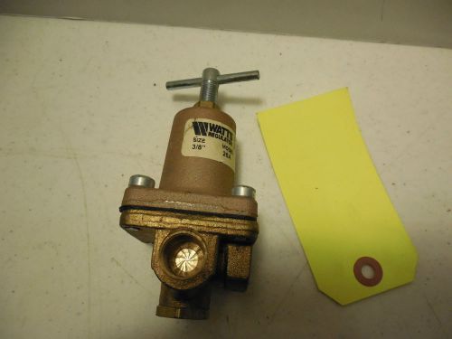 WATTS REGULATOR MODEL 26A 3/8&#034; MAX PRESSURE 10-125. MB9