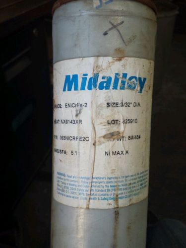 Midalloy ENiCrFe-2 3/32&#034; x 8lbs Tube of Electrodes