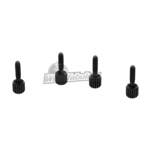 SavePhace Black Metal Replacement Knob Screw Pkg = 4