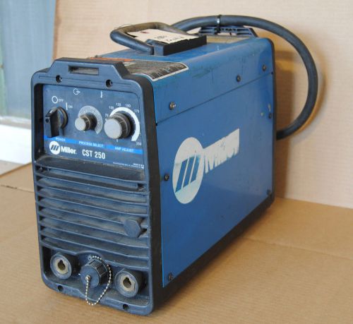 Miller CST250 TIG and stick welder 1/3 phase portable multi process inverter