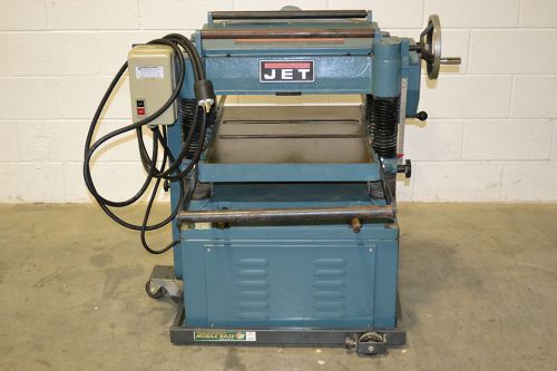 Jet jwp-208-1 20&#034; planer w/ mobile base, 3hp, 1-phase, straight knife for sale