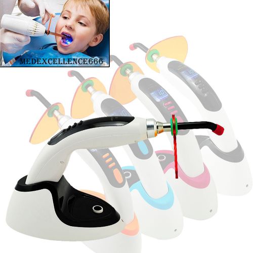 Wireless Cordless LED Dental Curing Light Lamp 10W 1800MW Teeth Whitening CE FDA