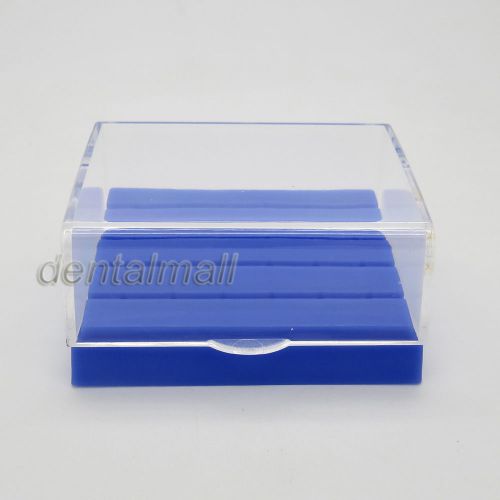 Dentalmall NEW Plastic Dental Bur Holder Box Bur Block 24Holes