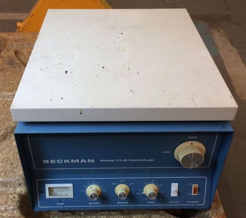 Beckman tj-6 centrifuge with rotor for sale