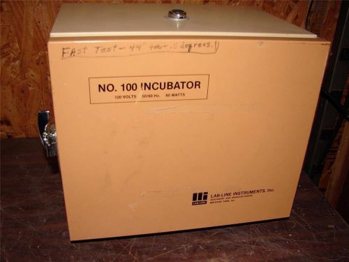 Lab-Line / Barnstead Model 100 Incubator Small Table top Model ~TESTED WORKING~