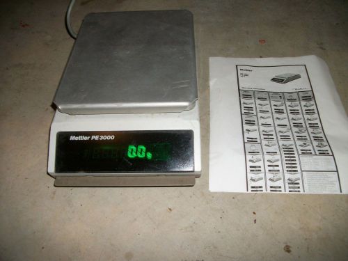 METTLER PE 3000 DIGITAL LAB SCALE