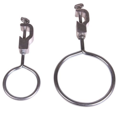 Lab stand support rings only (set of 2) hold beakers and flasks, new for sale