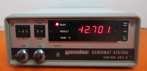 GONOTEC OSMOMAT 070/090 CONTROL UNIT-B CONTROLUNIT B