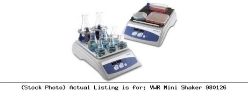 VWR Mini Shaker 980126 Laboratory Apparatus