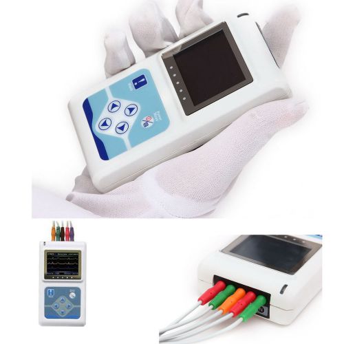 3 channel ecg arrhythmia holter recorder/analyzer ambulatory ecg ekg machine for sale