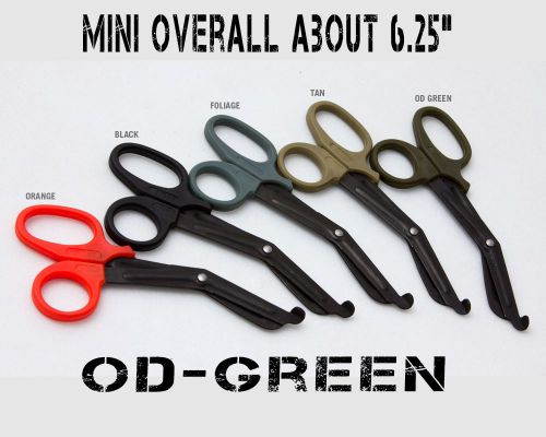 MSM EMT Trauma Shears MINI OD Green