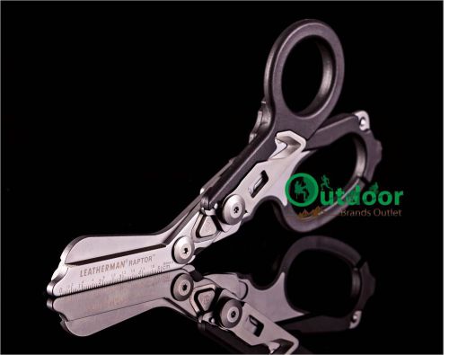 Leatherman RAPTOR 831741 Medical Tool Folding Shears &amp; Holster Stainless Steel