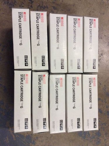 RICOH GENUINE STAPLE CARTRIDGE TYPE G LOT OF 10