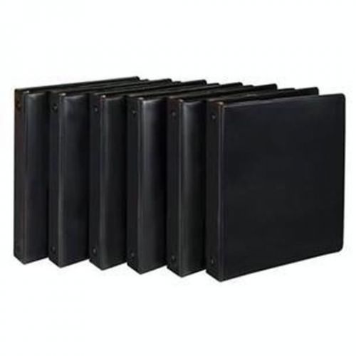 Economy view binder 1&#034; blk 6pk binders/laminators i08530 for sale