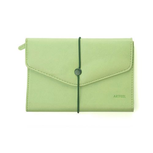 Envelope Style Passport Case Soft Green 1EA, Tracking number offered