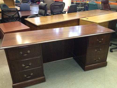 **TRADITIONAL STYLE CREDENZA in MED WALNUT COLOR WOOD***