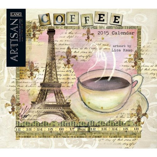 2015 LANG WALL CALENDAR - COFFEE, artwork by Lisa Kaus