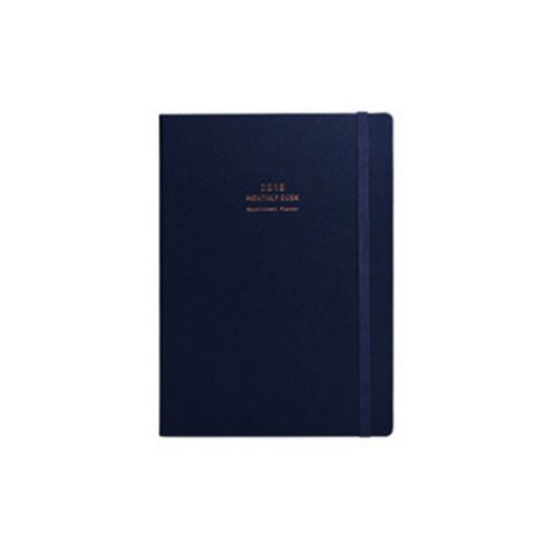 2015 A4 Monthly Appointment Planner Desk Diary Calendar Scheduler indigo