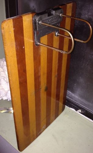 1920s office •• CLIPBOARD •• zebra wood ~~~