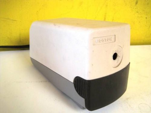 Vintage Boston Electric Pencil Sharpener Model 19 Sharpen Used