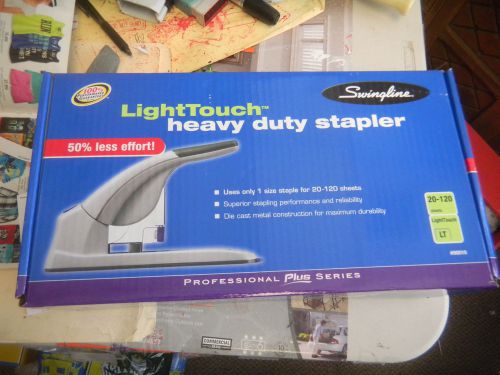 SWINGLINE S7090010 LIGHTTOUCH HEAVY DUTY STAPLER REDUCED EFFORT 120 SHEETS