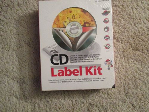 GLOBAL PROBIZ (STAR) CD LABEL KIT - DESIGN SOFTWARE - MFG. SEALED