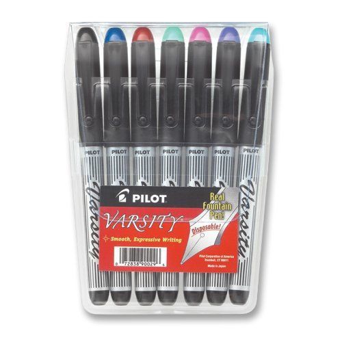 Pilot Varsity Disposable Fountain Pen - Medium Pen Point Type - 1 Mm (pil90029)