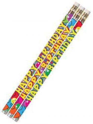 Birthday Bash Motivational/Fun Pencils 144/box