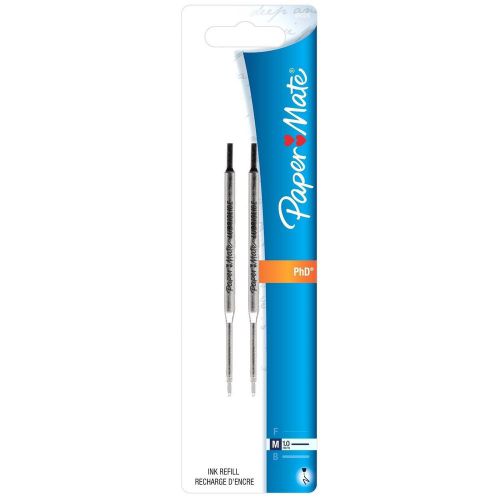 Paper Mate Ph.D Refill Lubriglide Black (PPM 4932431PP) - 2/pk