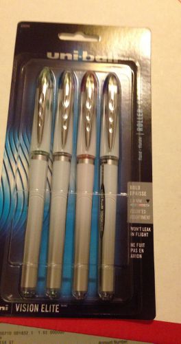 Sanford Sanford Ink Company Sanford Vision Elite Gel Pen  0.8mm  Assorted 4 pac