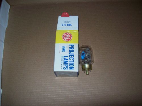 2 NOS PROJECTOR BULB  GE DML 400 WATTS 120 VOLT 75 HOURS