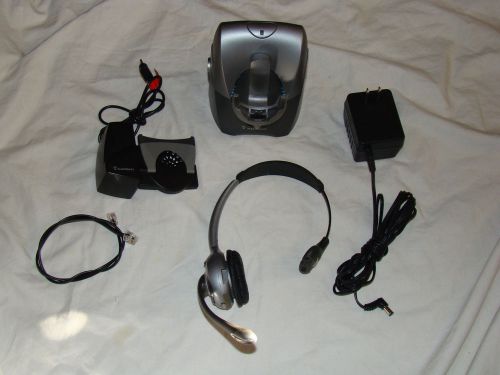 Plantronics CS351N Headset Base w/ AC Adaptor &amp; HL10 Lifter FREE PRIORITY SHIP