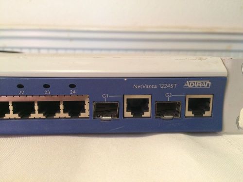 Adtran NetVanta 1224ST 24 Port #1200504E1 Switch