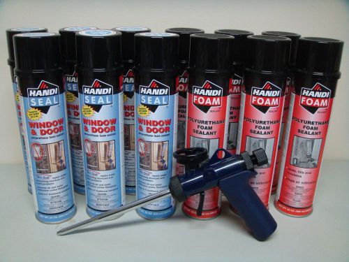 Fomo handi foam - 6 gap fill - 6 window &amp; door - ht300 gun - it&#039;s great stuff! for sale