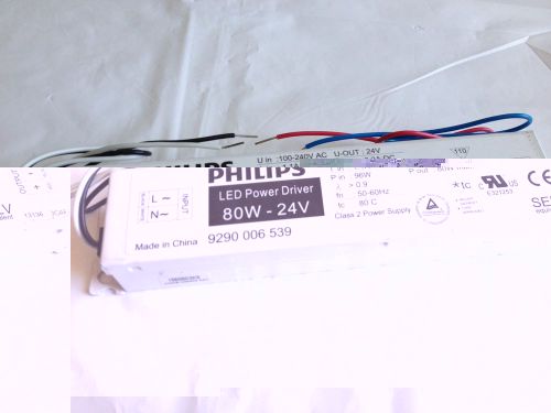 NEW PHILIPS LED POWER DRIVE 80W-24V INPUT 100-240V AC OUTPUT 24V 80WATTS MAX.