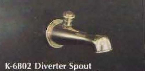 Kohler K-6802-PB IV Georges Wall mount Diverter Tub Spout, Polished Brass