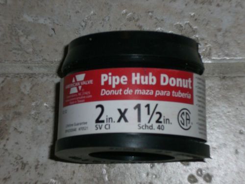 American Valve 2&#034; x 1-1/2&#034; Flexible Pipe Hub Donut- 70521