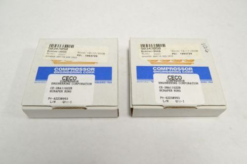 LOT 2 NEW CECO CE 28A11G22B COMPRESSOR OIL SCRAPER RING B241642