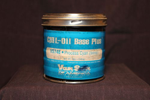 1 lb - van son - commercial offest printing ink - vs748 - process cyan (swop) for sale