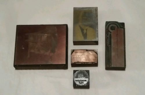 *ASSORTED VINTAGE LETTERPRESS PRINTING BLOCKS*