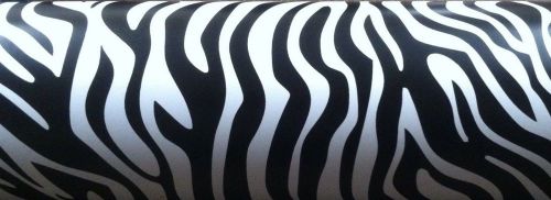 4 ROLLS ZEBRA Indoor/outdoor SIGN VINYL  12&#034; x 24&#034; Cricut-Silhouette 8 SQ.FT