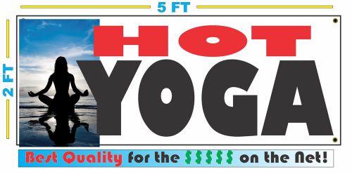 Hot yoga full color banner sign 4 martial arts dance studio cardio class pilates for sale
