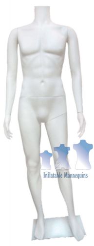 Male mannequin, white plastic w/base for sale